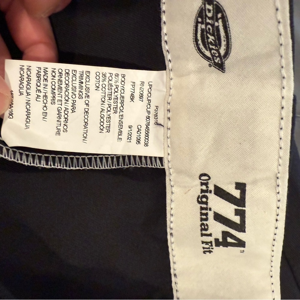 NWT  Dickies B2B WOMEN'S INDUSTRIAL 774 WORK PANT Original Fit Size 16TL. - Picture 6 of 7